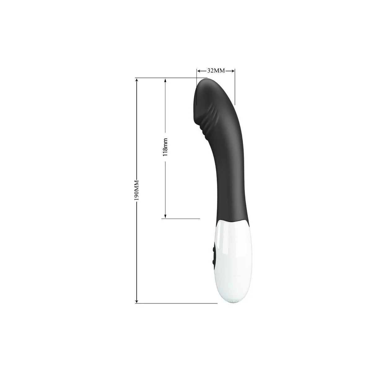 Elemental G-Spot Vibrator 30 Modi Schwarz von Pretty Love Flirtation kaufen | Fesselliebe