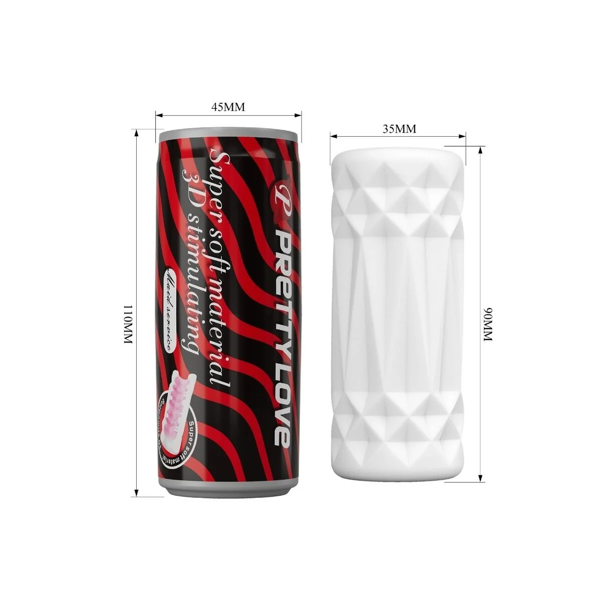 Hedy Weisser Vagina-Masturbator von Pretty Love Male kaufen | Fesselliebe