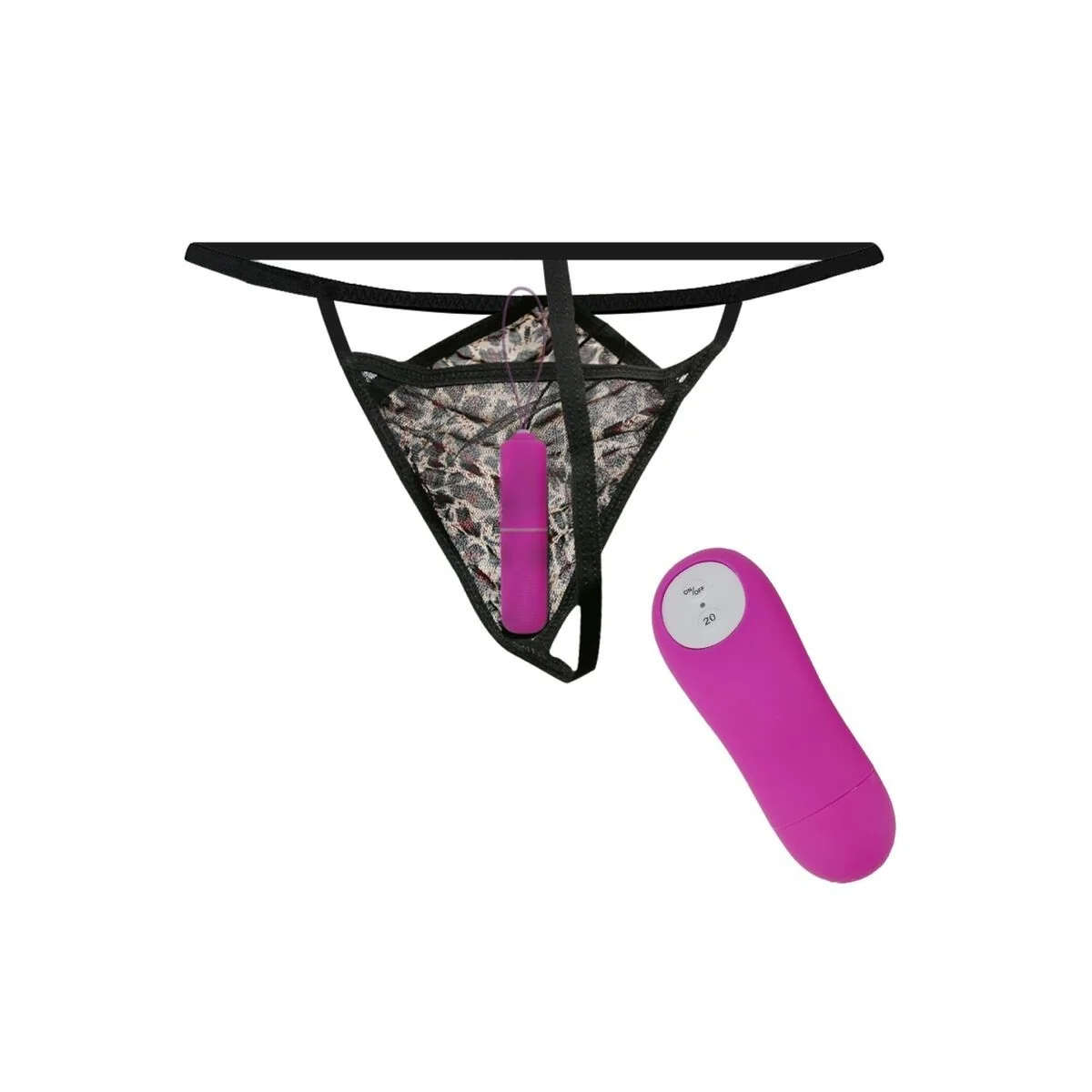 Tanga mit Vibrierender Kugel und Kontrolle Lila von Baile Stimulating kaufen | Fesselliebe