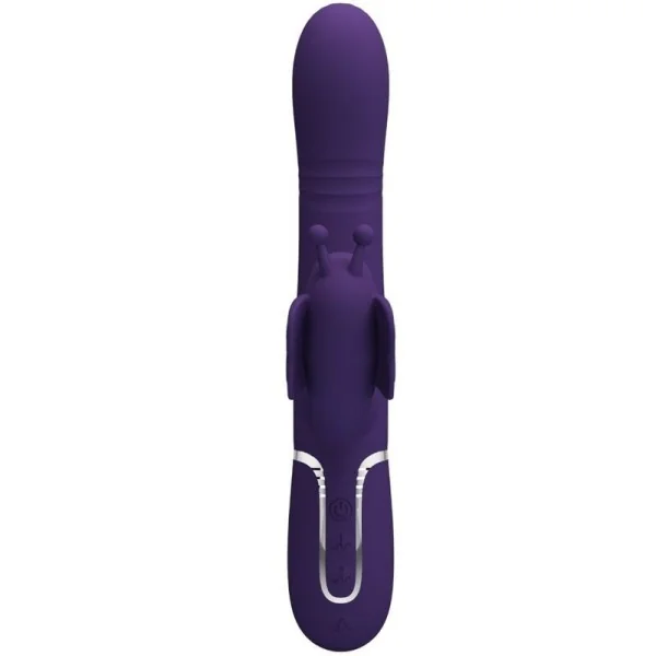 Multifunktions-Kaninchenvibrator 4 in 1 Schmetterling Lila von Pretty Love Flirtation kaufen | Fesselliebe