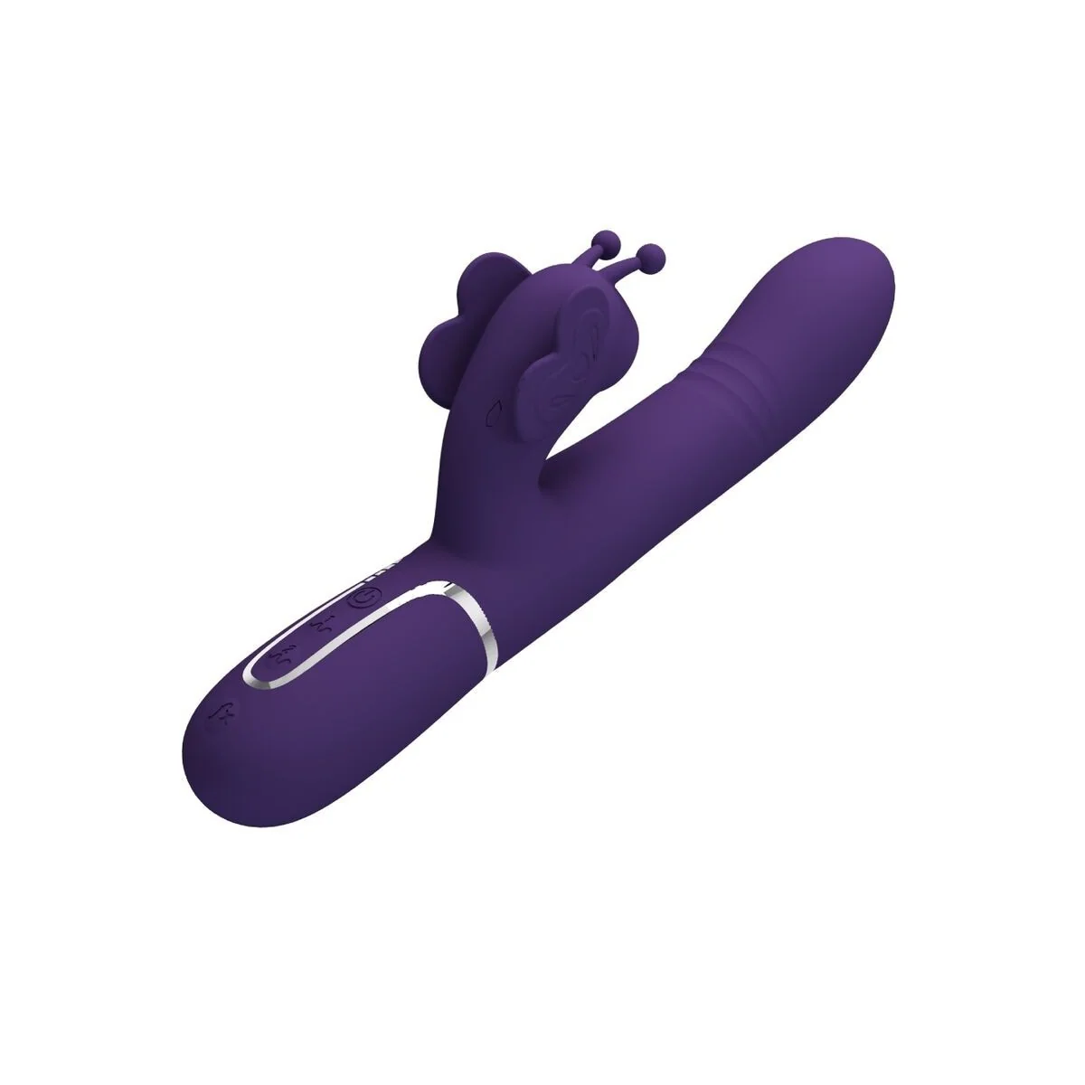 Multifunktions-Kaninchenvibrator 4 in 1 Schmetterling Lila von Pretty Love Flirtation kaufen | Fesselliebe