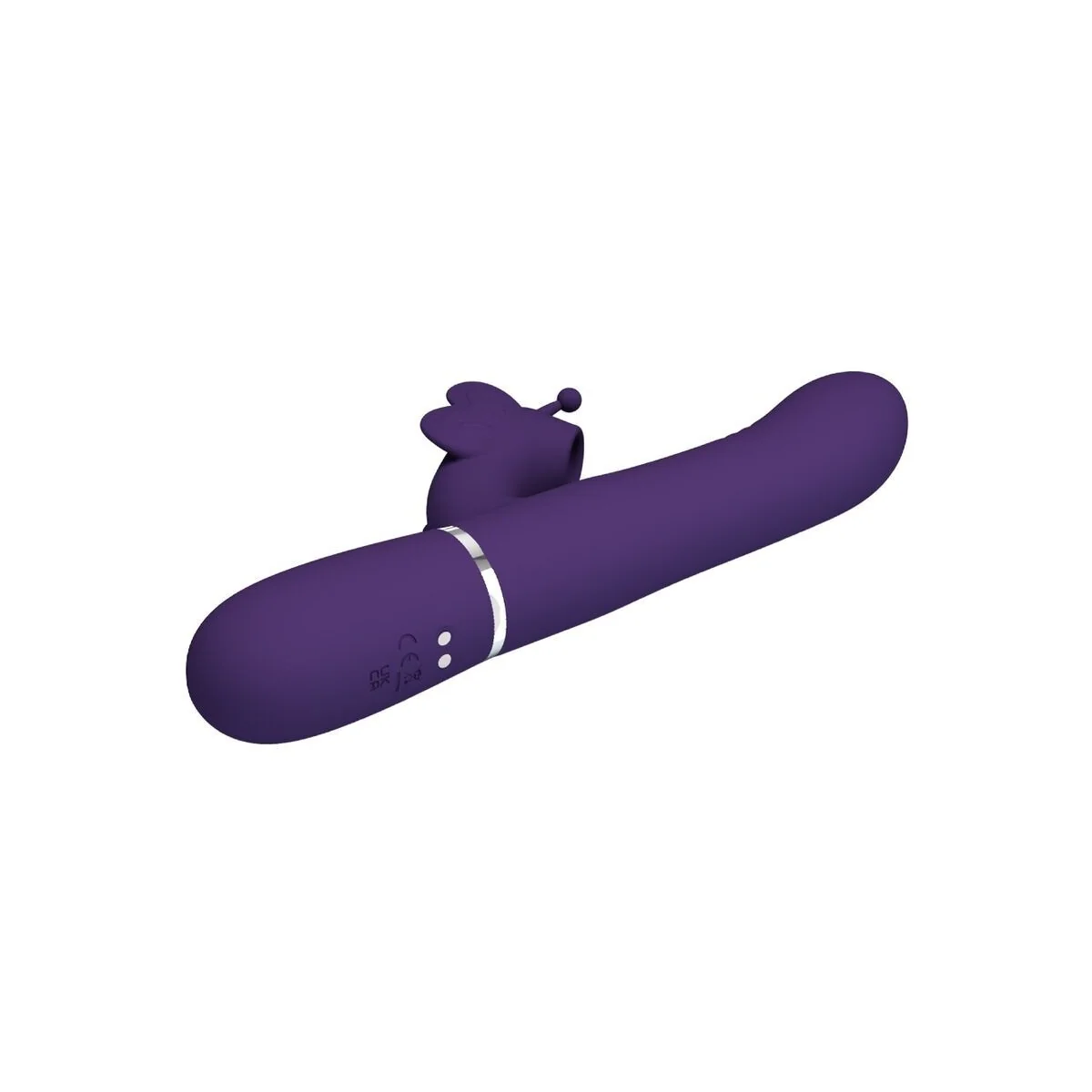 Multifunktions-Kaninchenvibrator 4 in 1 Schmetterling Lila von Pretty Love Flirtation kaufen | Fesselliebe