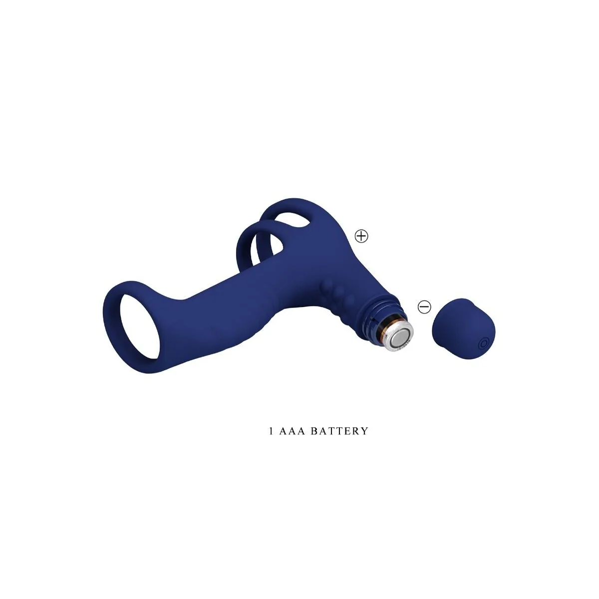 Elish Vibrationsring mit Verlngerung Blau von Pretty Love Male kaufen | Fesselliebe