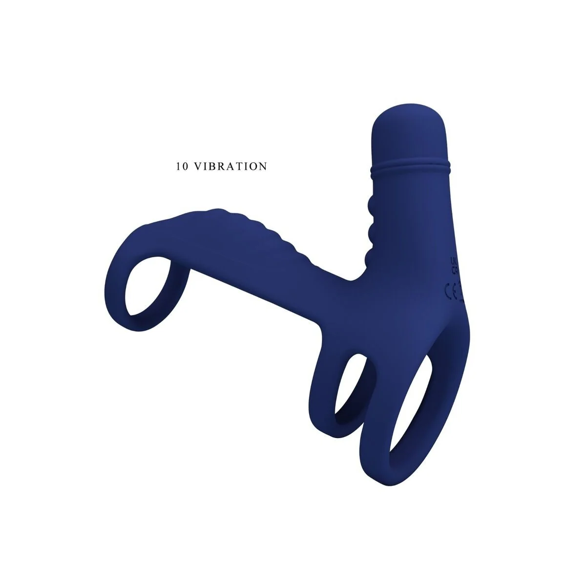 Elish Vibrationsring mit Verlngerung Blau von Pretty Love Male kaufen | Fesselliebe