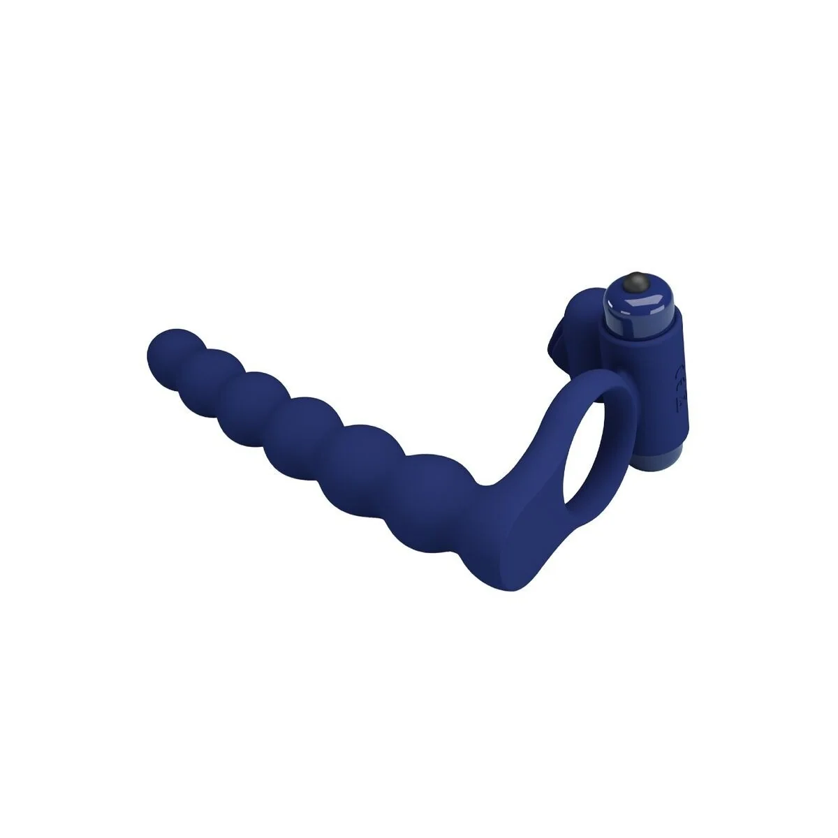 Ajmal Vibrationsring mit Stecker Blau von Pretty Love Male kaufen | Fesselliebe