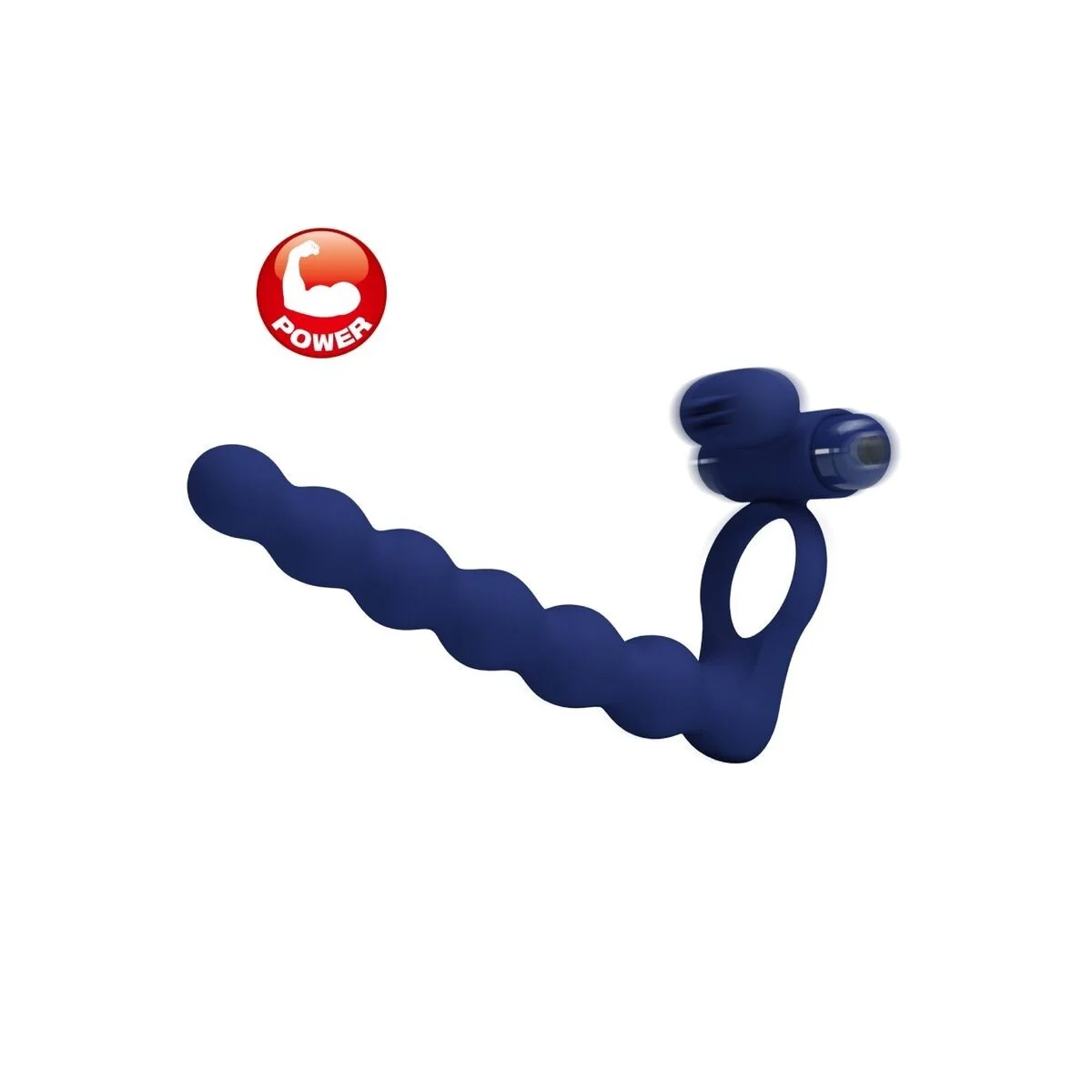 Ajmal Vibrationsring mit Stecker Blau von Pretty Love Male kaufen | Fesselliebe