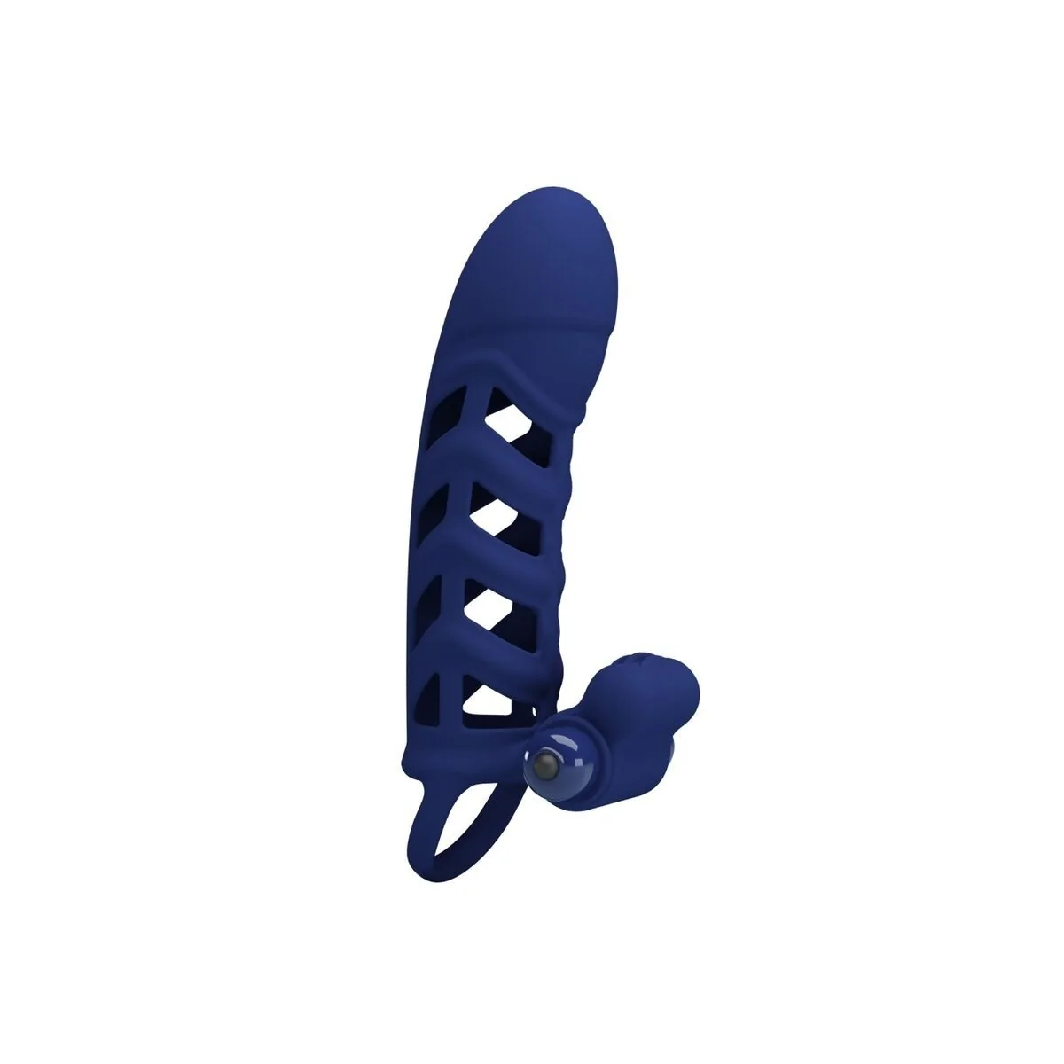 Altaf Vibratorring mit Silikonhülle Blau von Pretty Love Male kaufen | Fesselliebe