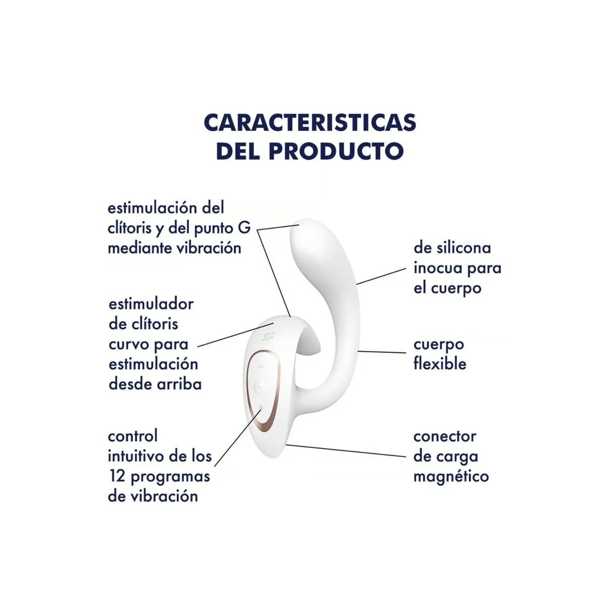 G For Goddess 1 Rabbit Vibrator Weiss von Satisfyer Vibrator kaufen | Fesselliebe