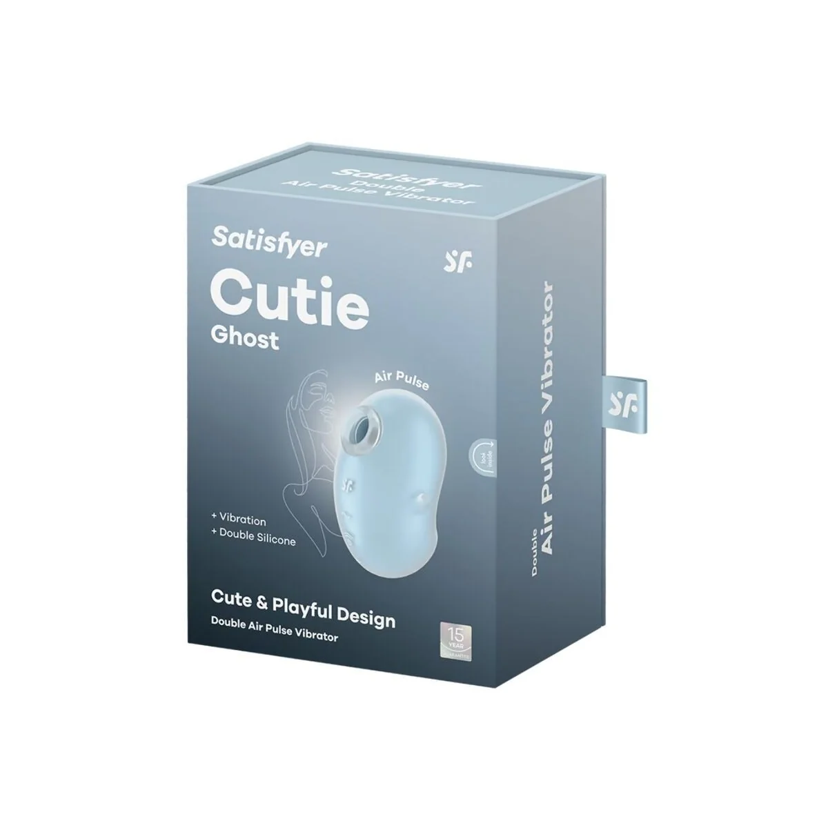 Cutie Ghost Auflegevibrator Hellblau von Satisfyer Layons kaufen | Fesselliebe