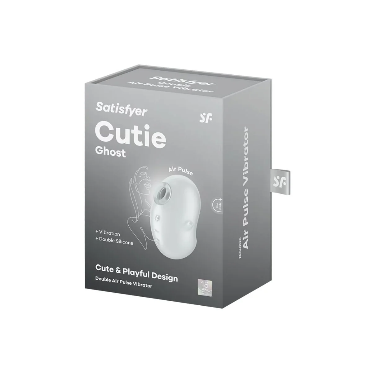 Cutie Ghost Auflegevibrator Weiss von Satisfyer Layons kaufen | Fesselliebe