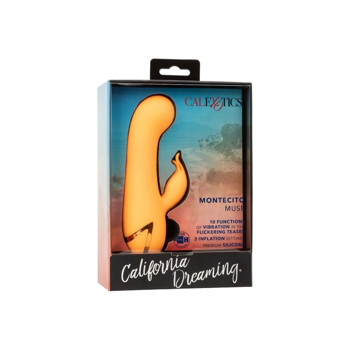 Montecito Muse Vibrator Rabbit Orange von California Dreaming von Calexotics kaufen | Fesselliebe