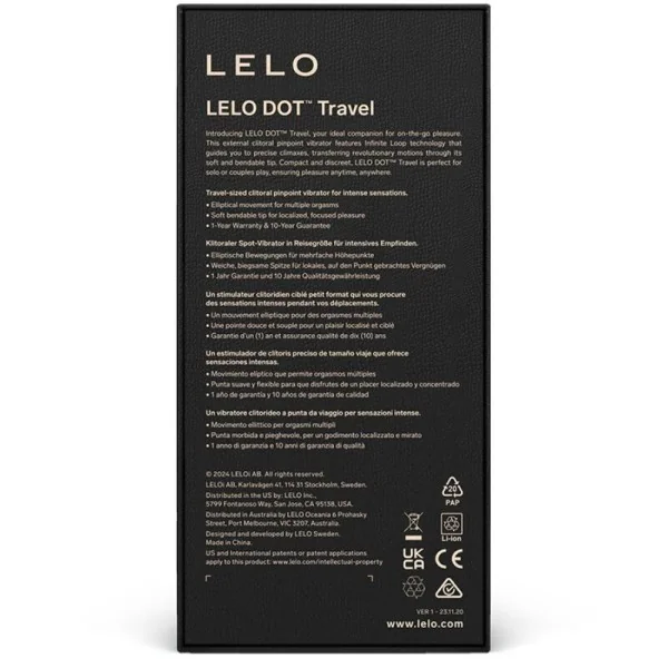 Dot Travel Klitoris-Stimulator Lila von Lelo kaufen | Fesselliebe