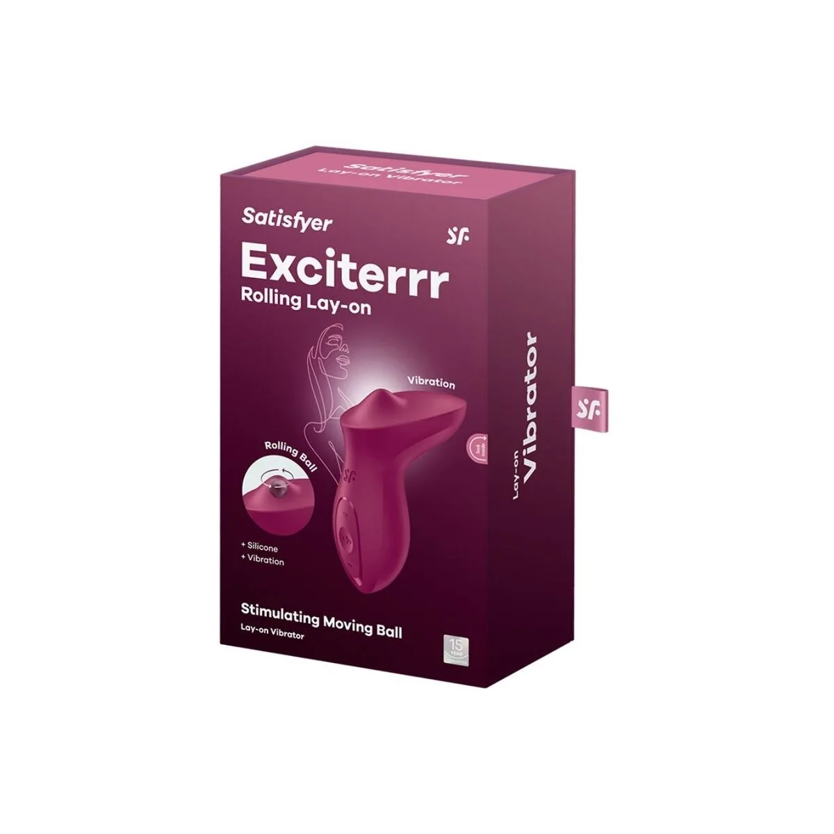 Exciterrr Vibrator Auflegbarer Klitoris Fuchsia von Satisfyer Vibrator kaufen | Fesselliebe