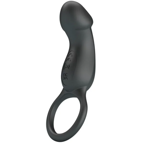 Trae Vibrationsring mit Schwarzem Stimulator von Pretty Love Male kaufen | Fesselliebe