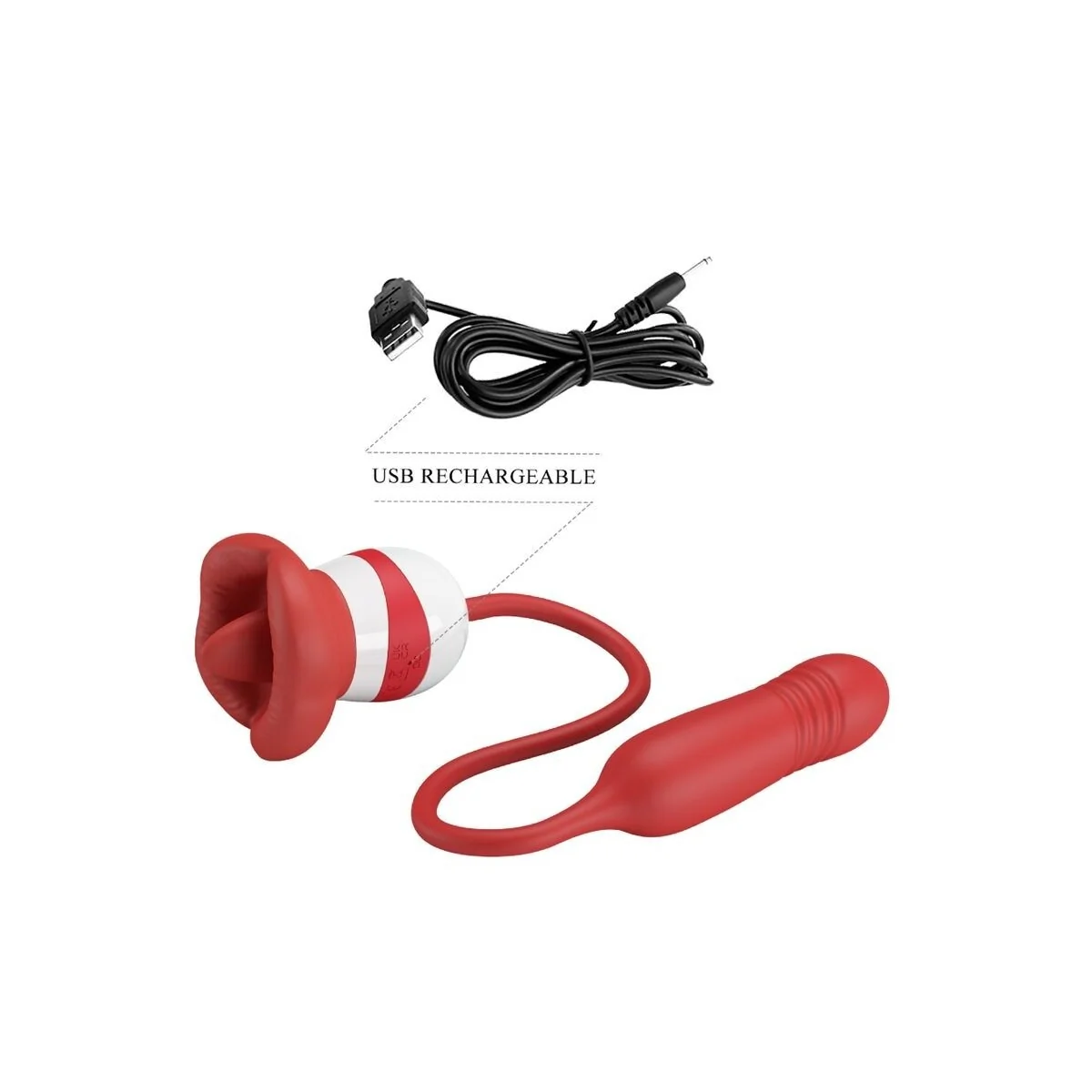 Ashlynn Masturbator Mund Rot von Pretty Love Flirtation kaufen | Fesselliebe