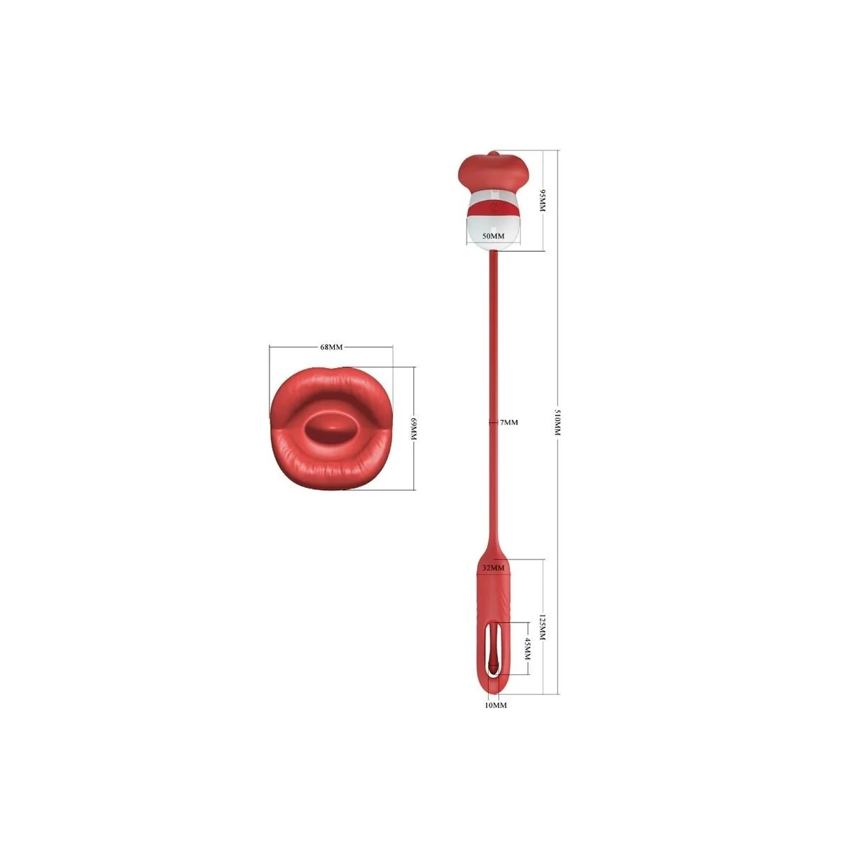 Alyss Masturbator Mund Rot von Romance kaufen | Fesselliebe