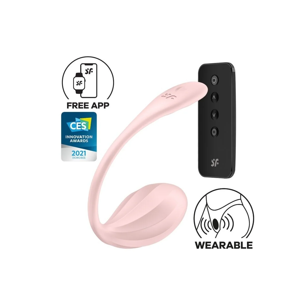 Ribbed Petal G Point mit Fernbedienung Stimulator Rose mit kostenloser App von Satisfyer Partner kaufen | Fesselliebe