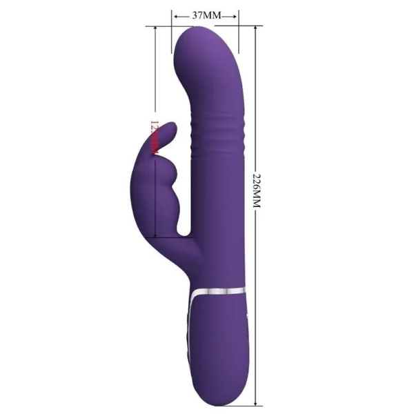 Coale Rabbit Vibrator 4 in 1 Lila von Pretty Love Flirtation kaufen | Fesselliebe