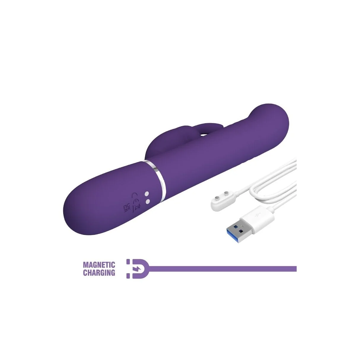 Coale Rabbit Vibrator 4 in 1 Lila von Pretty Love Flirtation kaufen | Fesselliebe