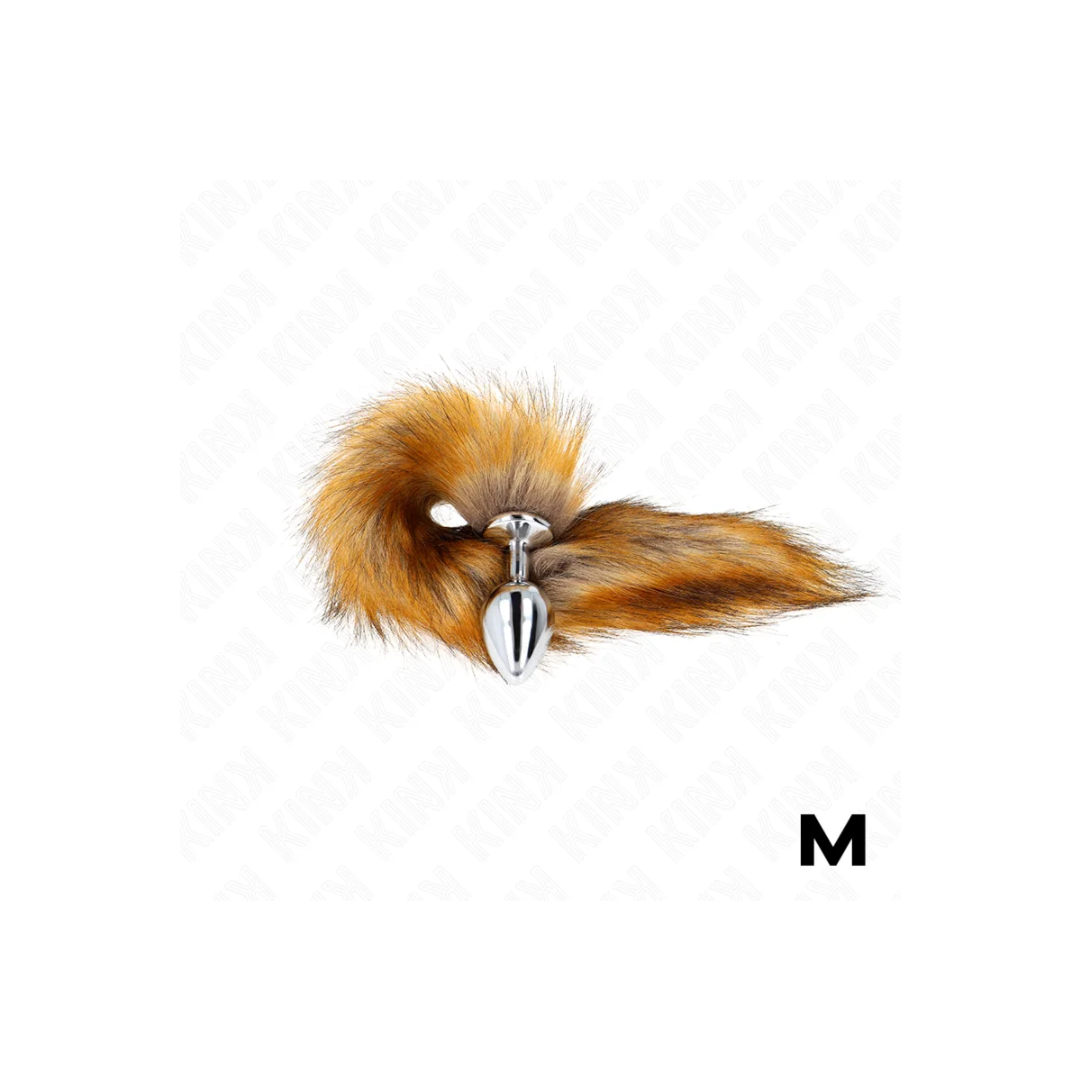 Anal Plug Größe M 8 X 3,5 cm mit Kunststoffschwanz 40 cm Braun von Kink Pleasure Plugs kaufen | Fesselliebe