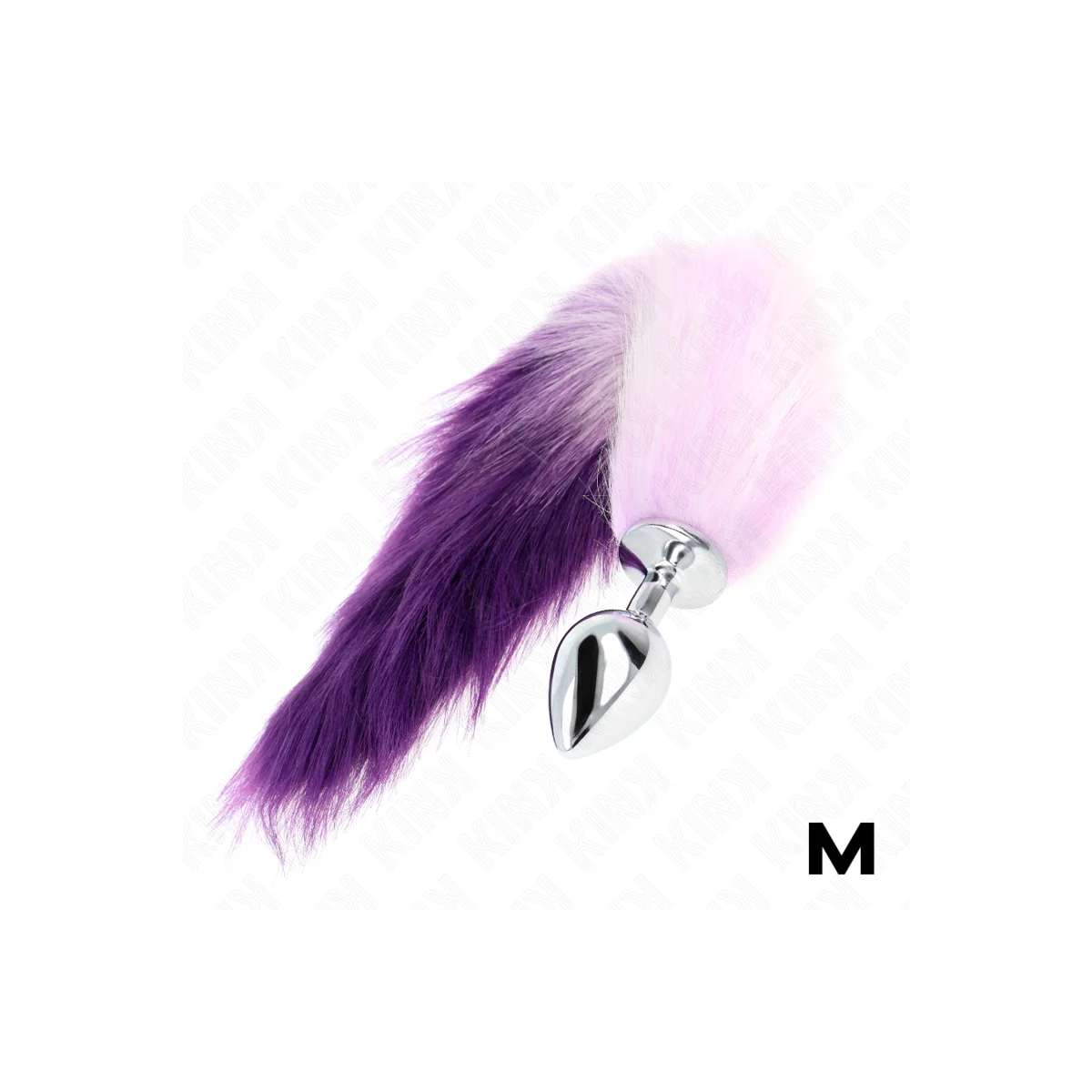 Anal Plug Größe M 8 X 3,5 cm mit Kunststoffschwanz 40 cm Lila von Kink Pleasure Plugs kaufen | Fesselliebe