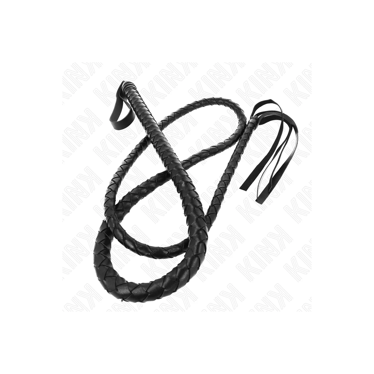 Lange Schwarze Schlangenpeitsche 210 cm von Kink Impact & Touch kaufen | Fesselliebe