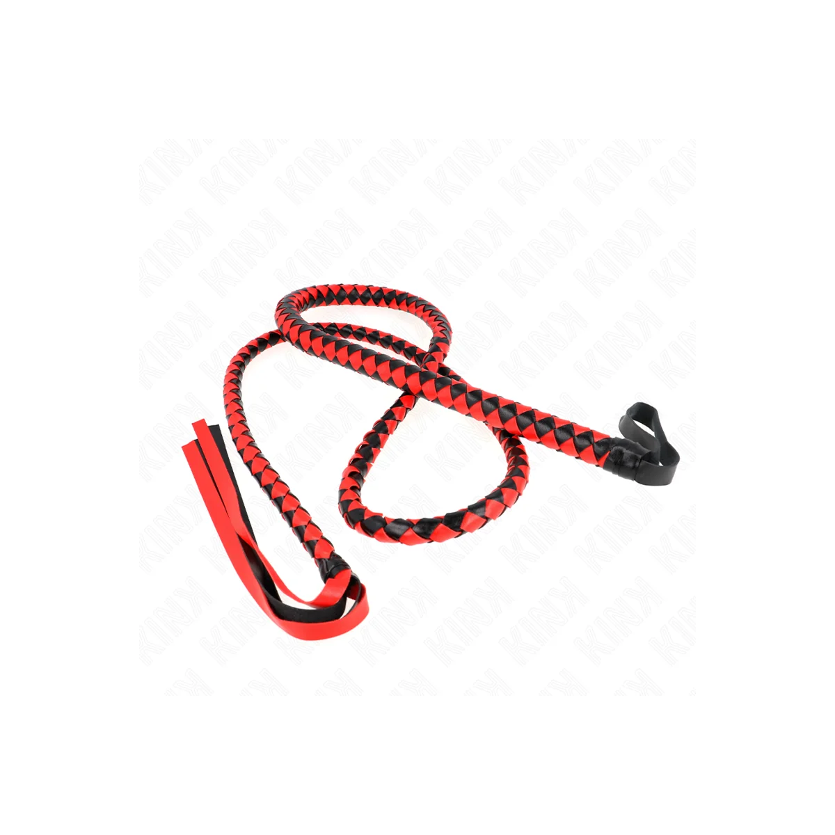 Rote Lange Schlangenpeitsche 210 cm von Kink Impact & Touch kaufen | Fesselliebe