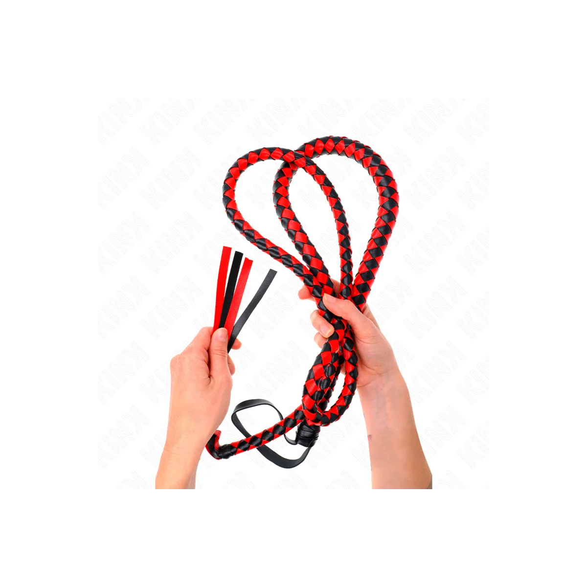 Rote Lange Schlangenpeitsche 210 cm von Kink Impact & Touch kaufen | Fesselliebe