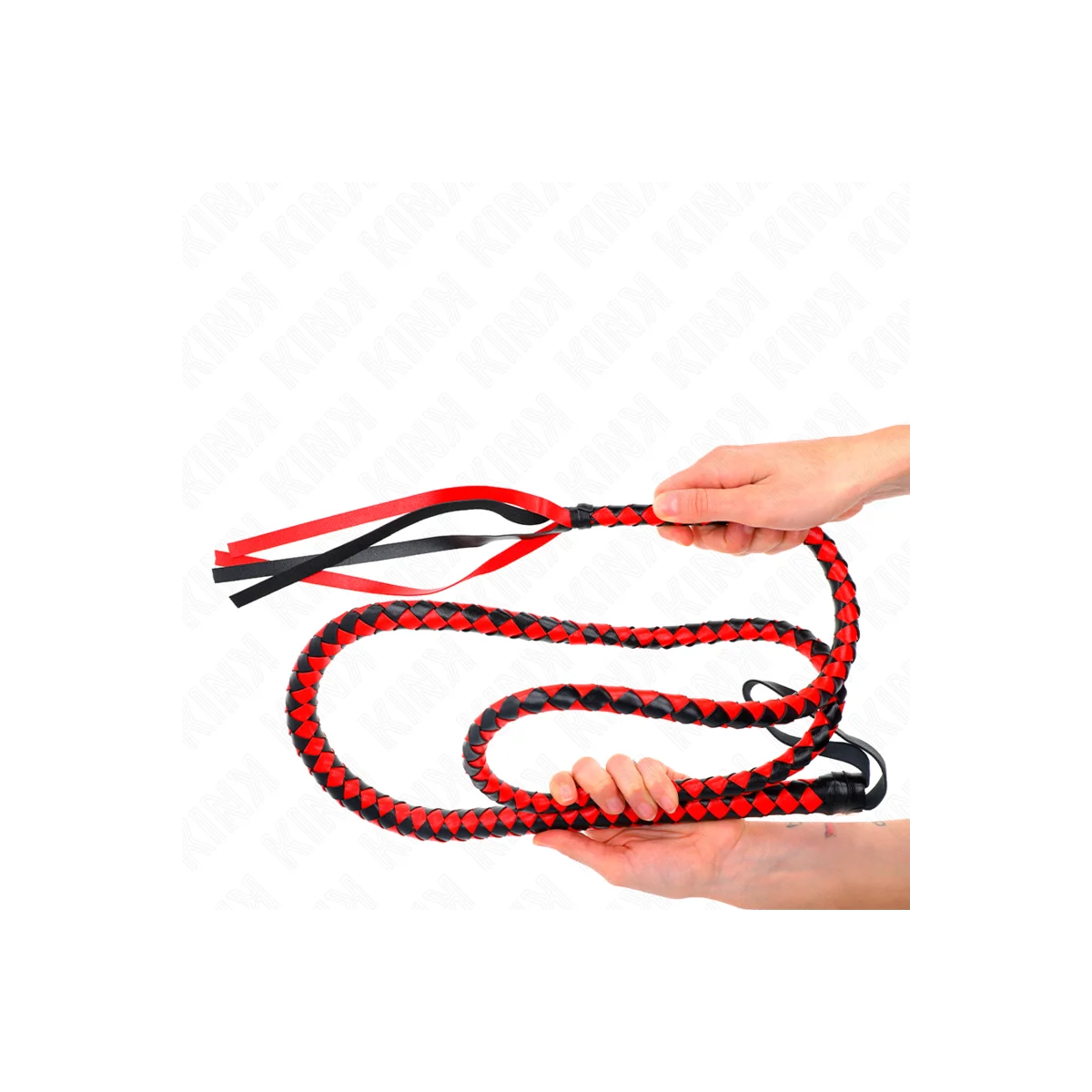 Rote Lange Schlangenpeitsche 210 cm von Kink Impact & Touch kaufen | Fesselliebe