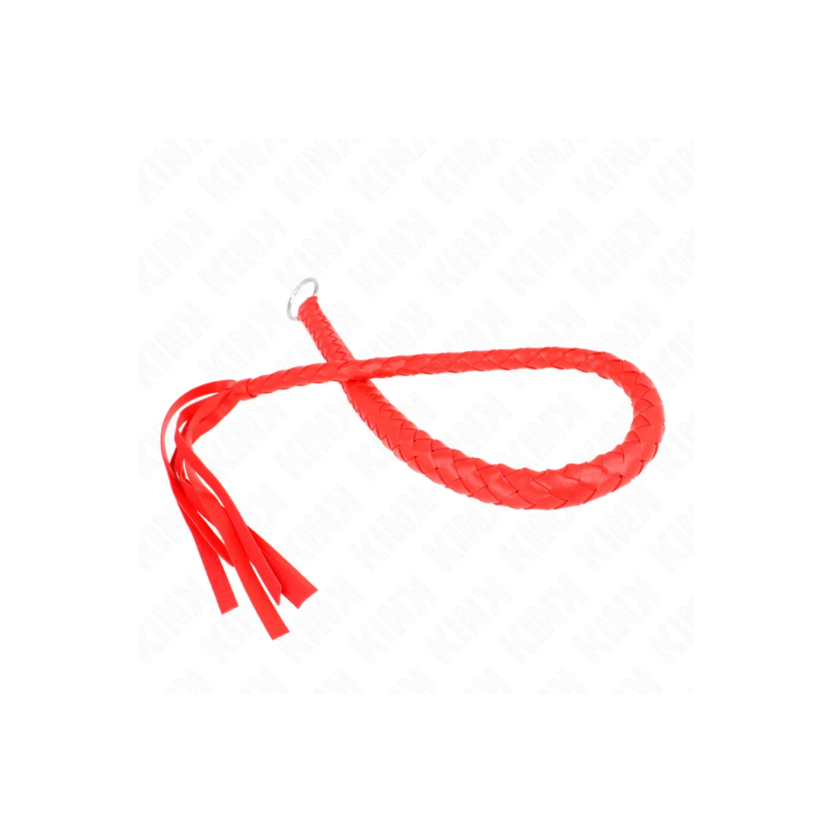 Schlangenpeitsche mit Rotem Handring 65 cm von Kink Impact & Touch kaufen | Fesselliebe