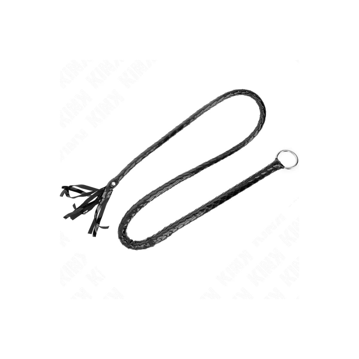 Lange Glänzende Pvc-Peitsche 138 cm von Kink Impact & Touch kaufen | Fesselliebe