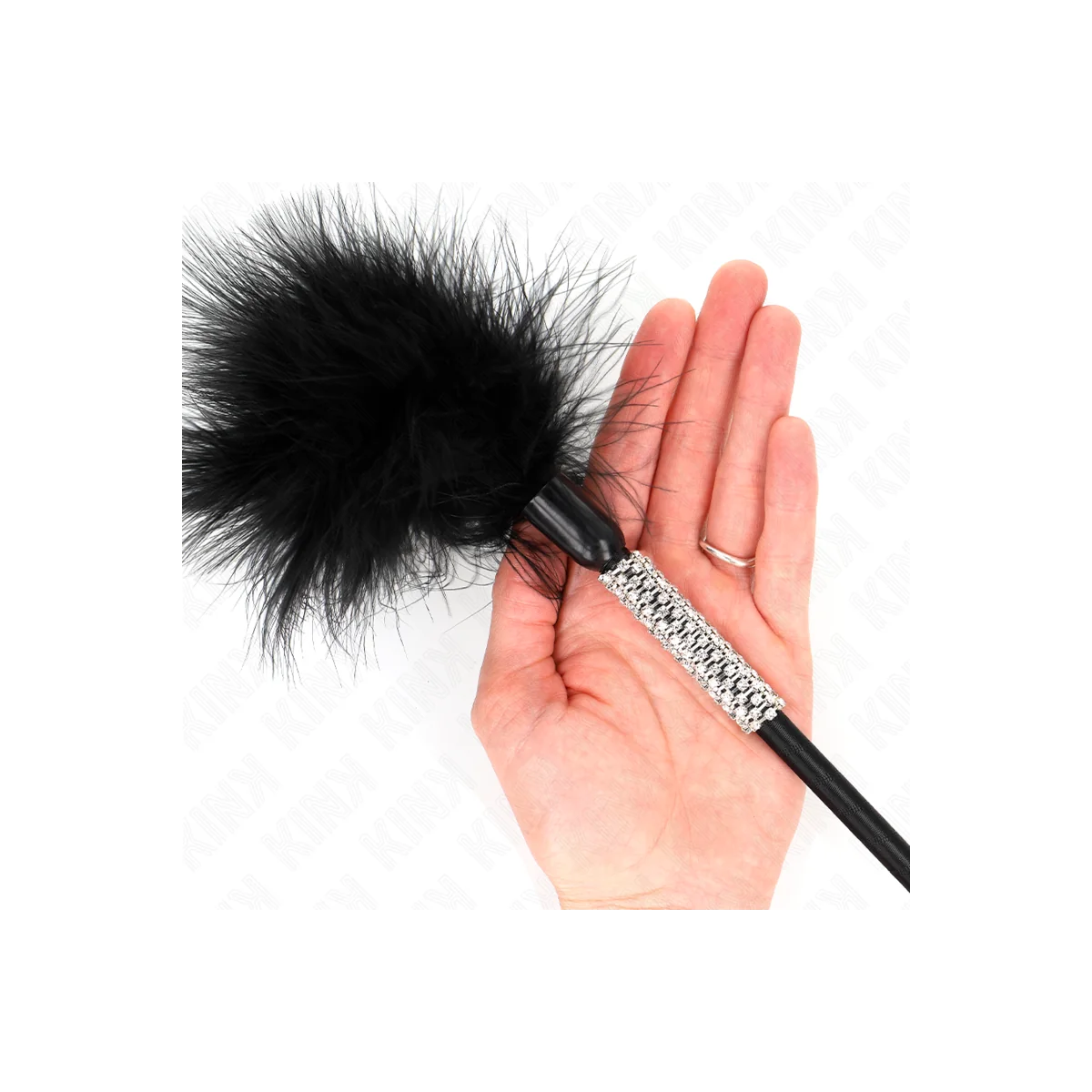 Tickle Federn mit Strass-Griff 50 cm von Kink Impact & Touch kaufen | Fesselliebe