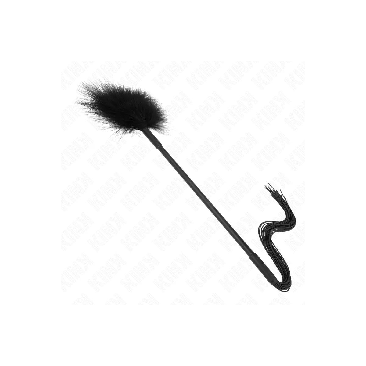 Silikonpeitsche mit Federn Zum Kitzeln 47 cm von Kink Impact & Touch kaufen | Fesselliebe