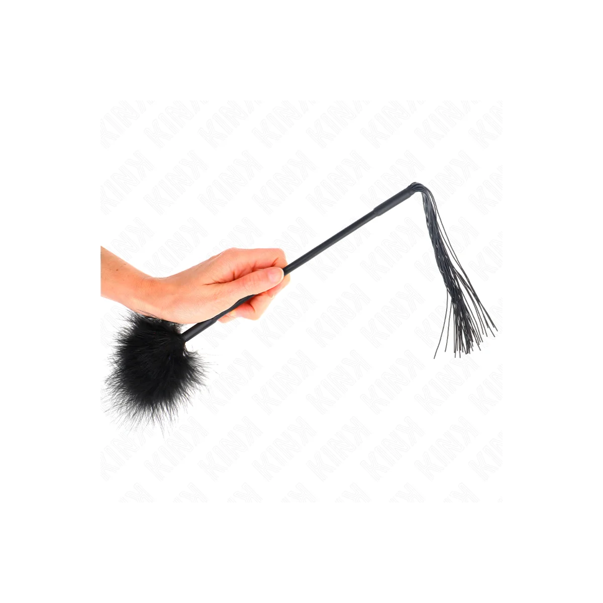 Silikonpeitsche mit Federn Zum Kitzeln 47 cm von Kink Impact & Touch kaufen | Fesselliebe