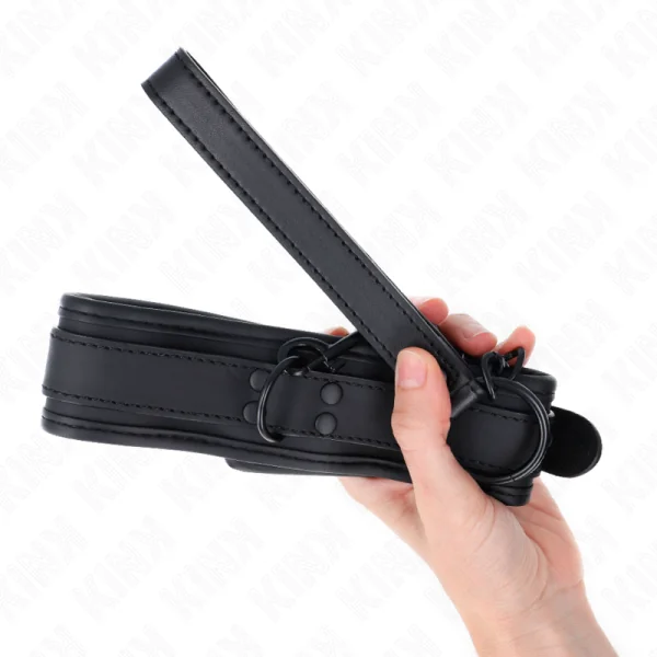 Neopren Bondage Halsband Modell 1 mit Gürtel 78 cm Verstellbar 37,5 X 49,5 cm von Kink Collar & Gag kaufen | Fesselliebe
