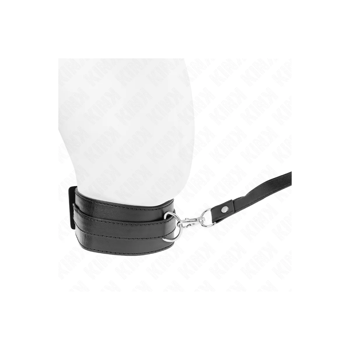 Halskette mit Gürtel 116 cm Modell 1 Verstellbar 36-43 cm X 5 cm von Kink Collar & Gag kaufen | Fesselliebe