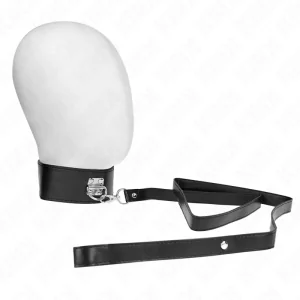 Halskette mit Gürtel 116 cm Modell 2 Verstellbar 36-43 cm X 5 cm von Kink Collar & Gag kaufen | Fesselliebe