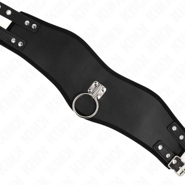 Halskette 65 cm mit Breitem Riemen Verstellbar 40-55 cm X 10 cm von Kink Collar & Gag kaufen | Fesselliebe