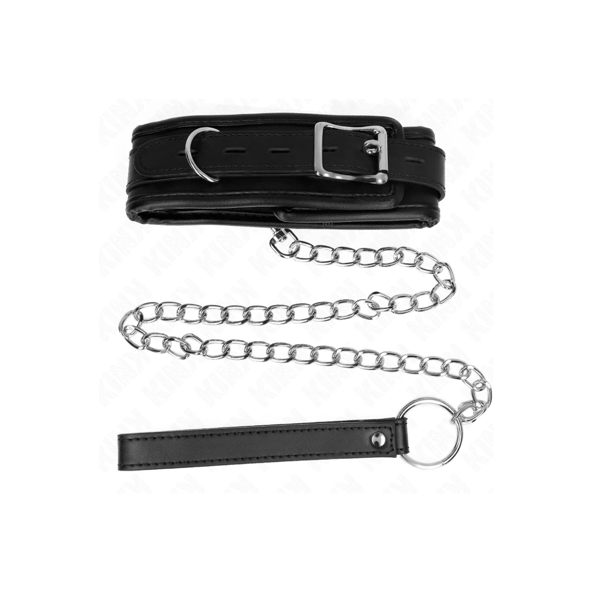 Basismodell Halsband mit Leine 65 cm Modell 1 53 X 6 cm von Kink Collar & Gag kaufen | Fesselliebe