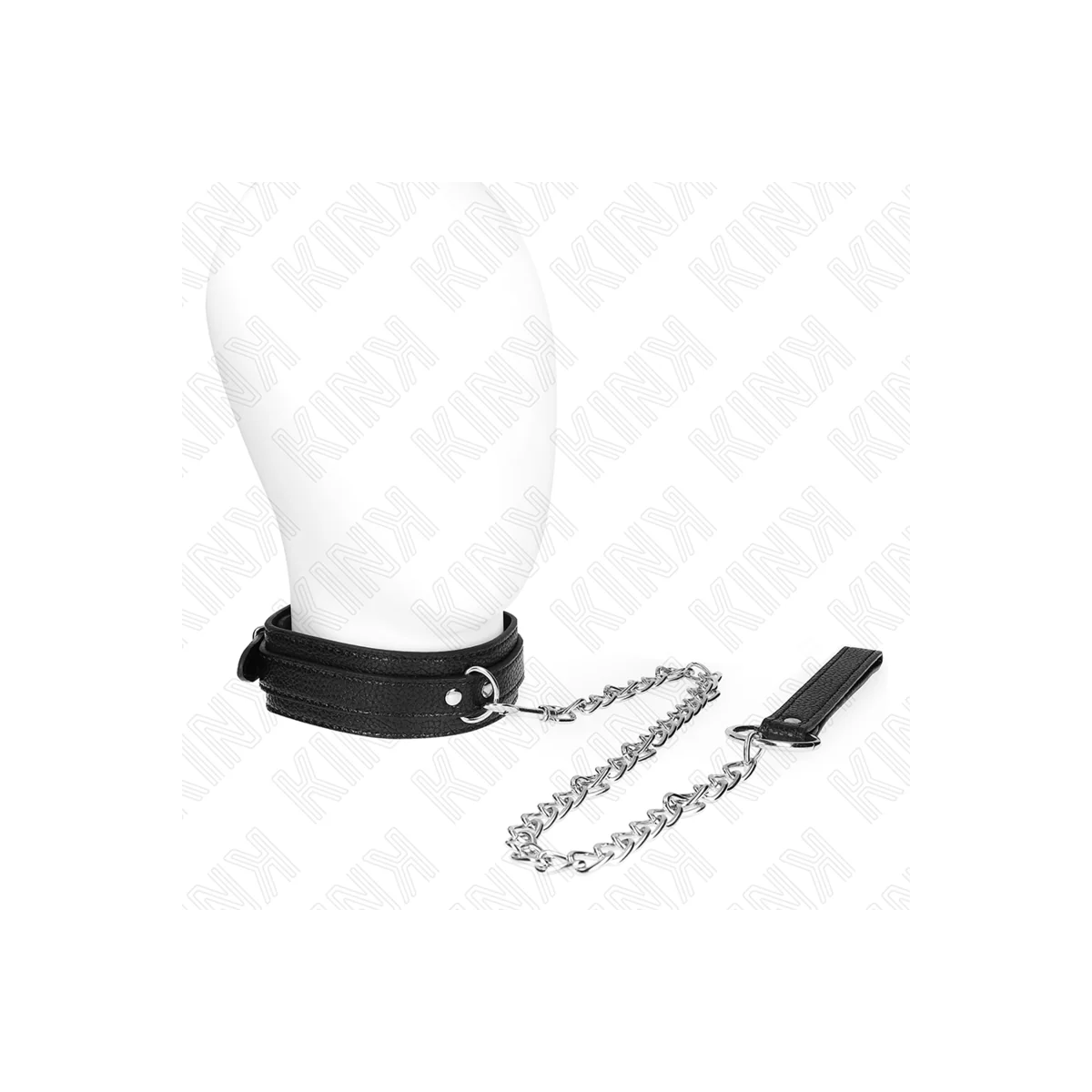 Halskette mit Schlangenmuster und Leine 65 cm von Kink Collar & Gag kaufen | Fesselliebe