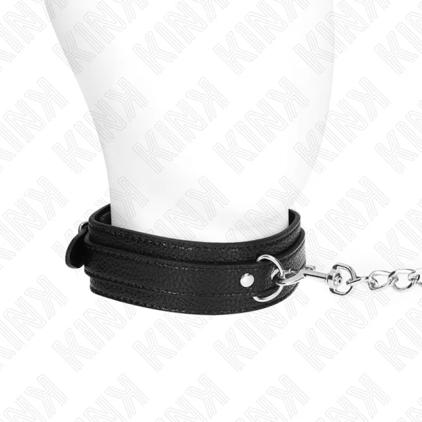 Halskette mit Schlangenmuster und Leine 65 cm von Kink Collar & Gag kaufen | Fesselliebe