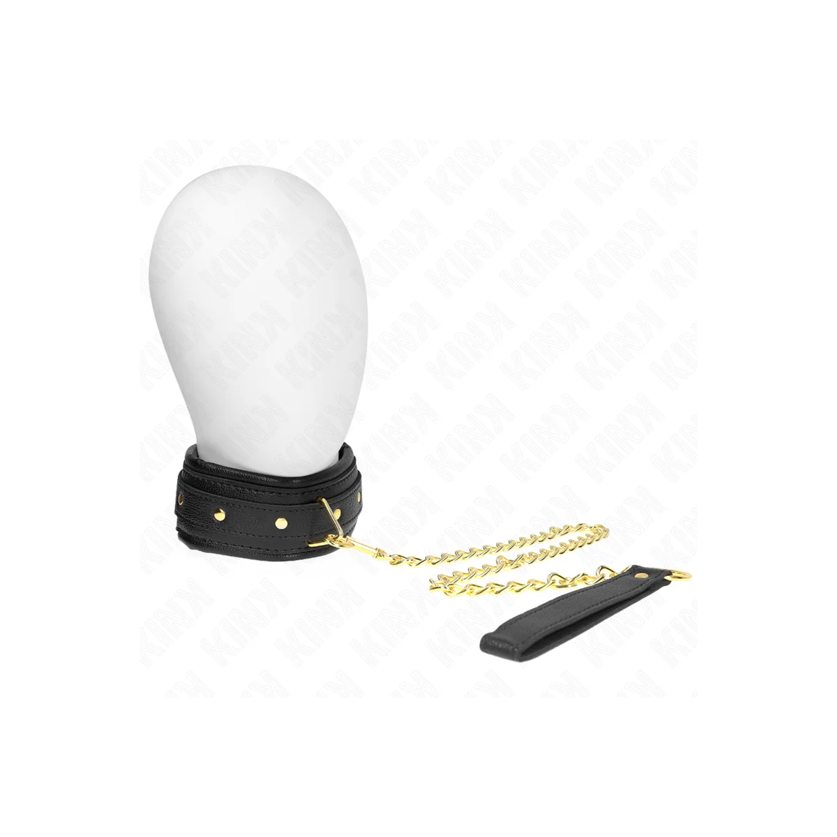 Halskette mit Schwammkunstlederband Modell 1 Verstellbar 37-54 cm X 3 cm von Kink Collar & Gag kaufen | Fesselliebe