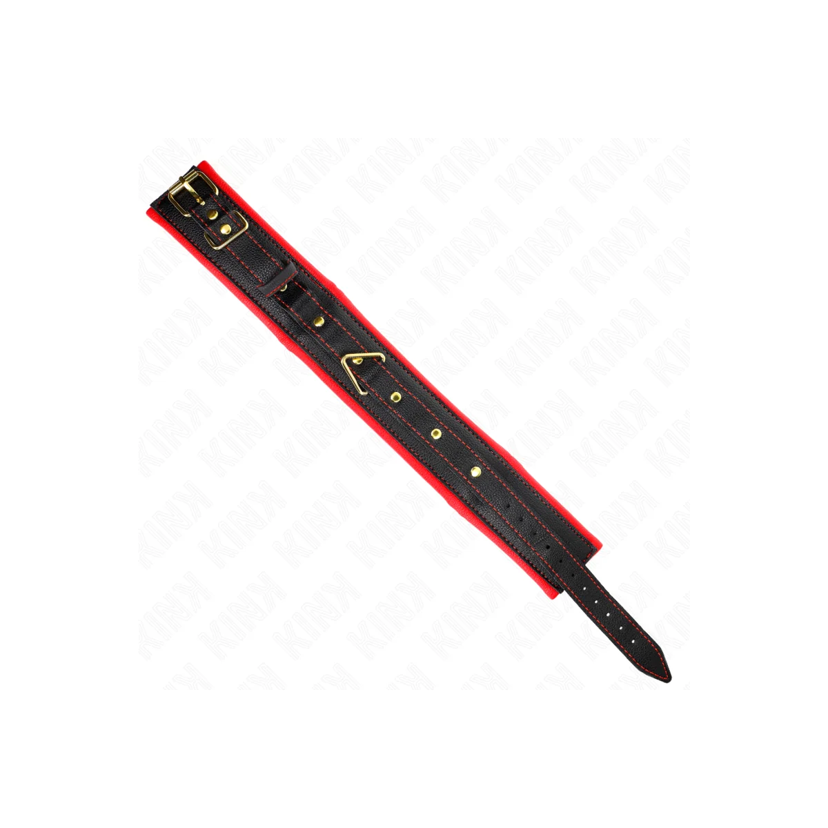 Halskette mit Schwammkunstlederband Modell 2 Verstellbar 37-54 cm X 3 cm von Kink Collar & Gag kaufen | Fesselliebe