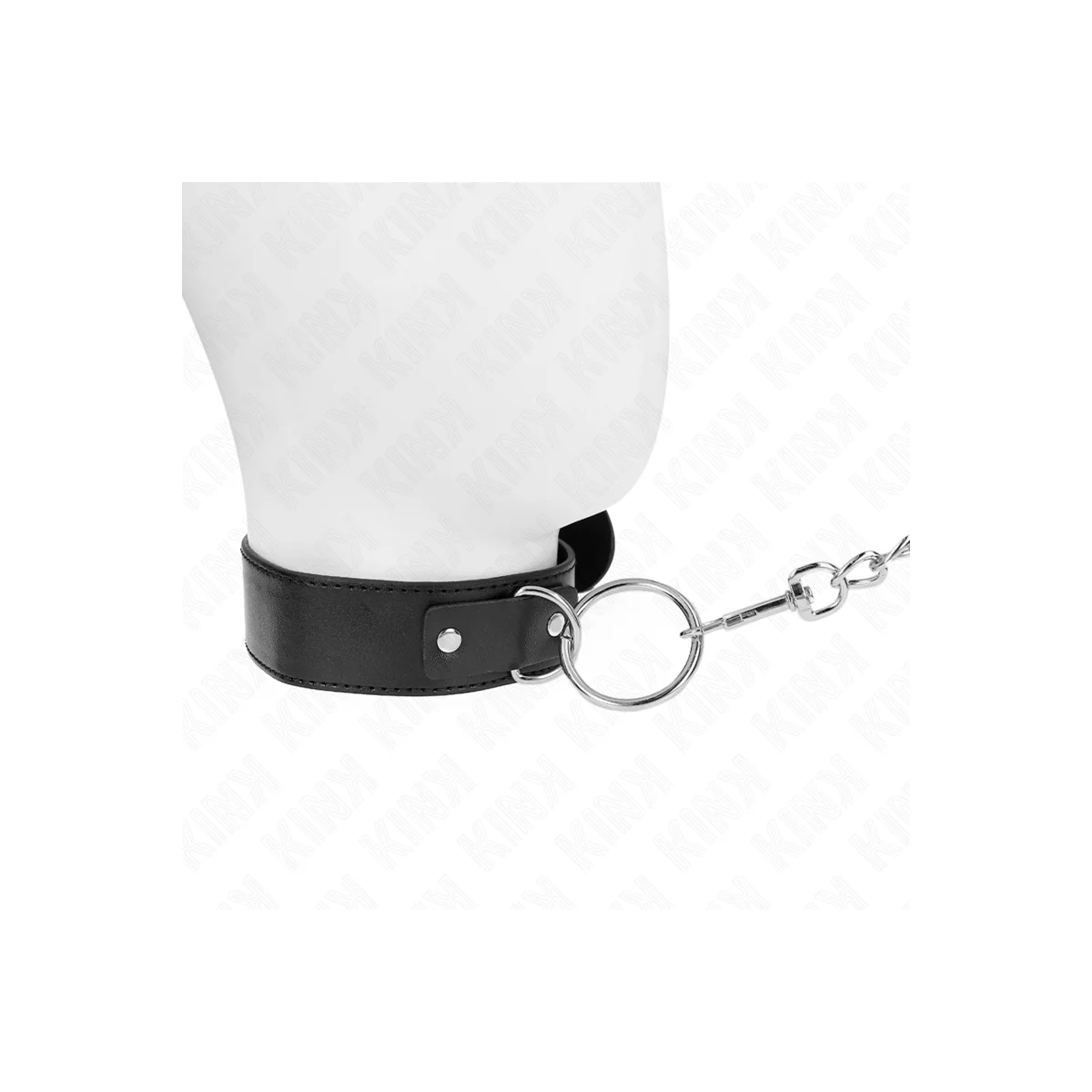 Basismodell Halsband mit Leine Modell 4 Verstellbar 36-43 cm von Kink Collar & Gag kaufen | Fesselliebe