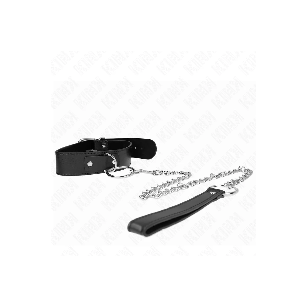 Basismodell Halsband mit Leine Modell 4 Verstellbar 36-43 cm von Kink Collar & Gag kaufen | Fesselliebe