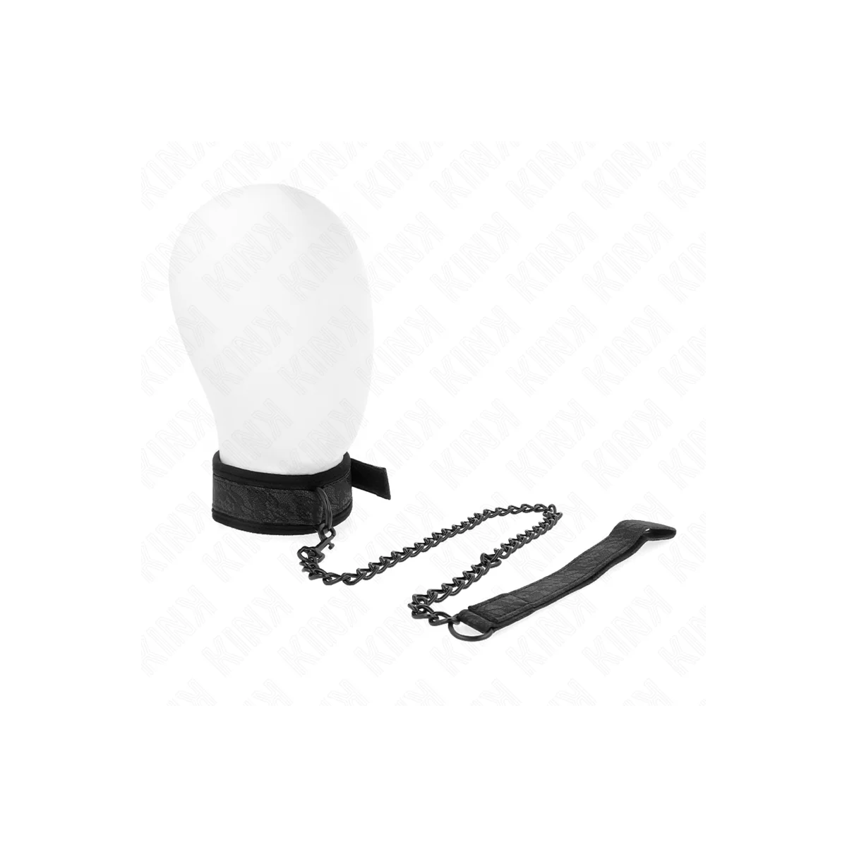 Basismodell Halsband mit Leine 77 cm Modell 5 Verstellbar 34-54 cm X 5 cm von Kink Collar & Gag kaufen | Fesselliebe