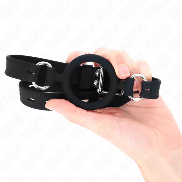 Silikon O-Ring 5 cm Knebel 56 cm von Kink Collar & Gag kaufen | Fesselliebe