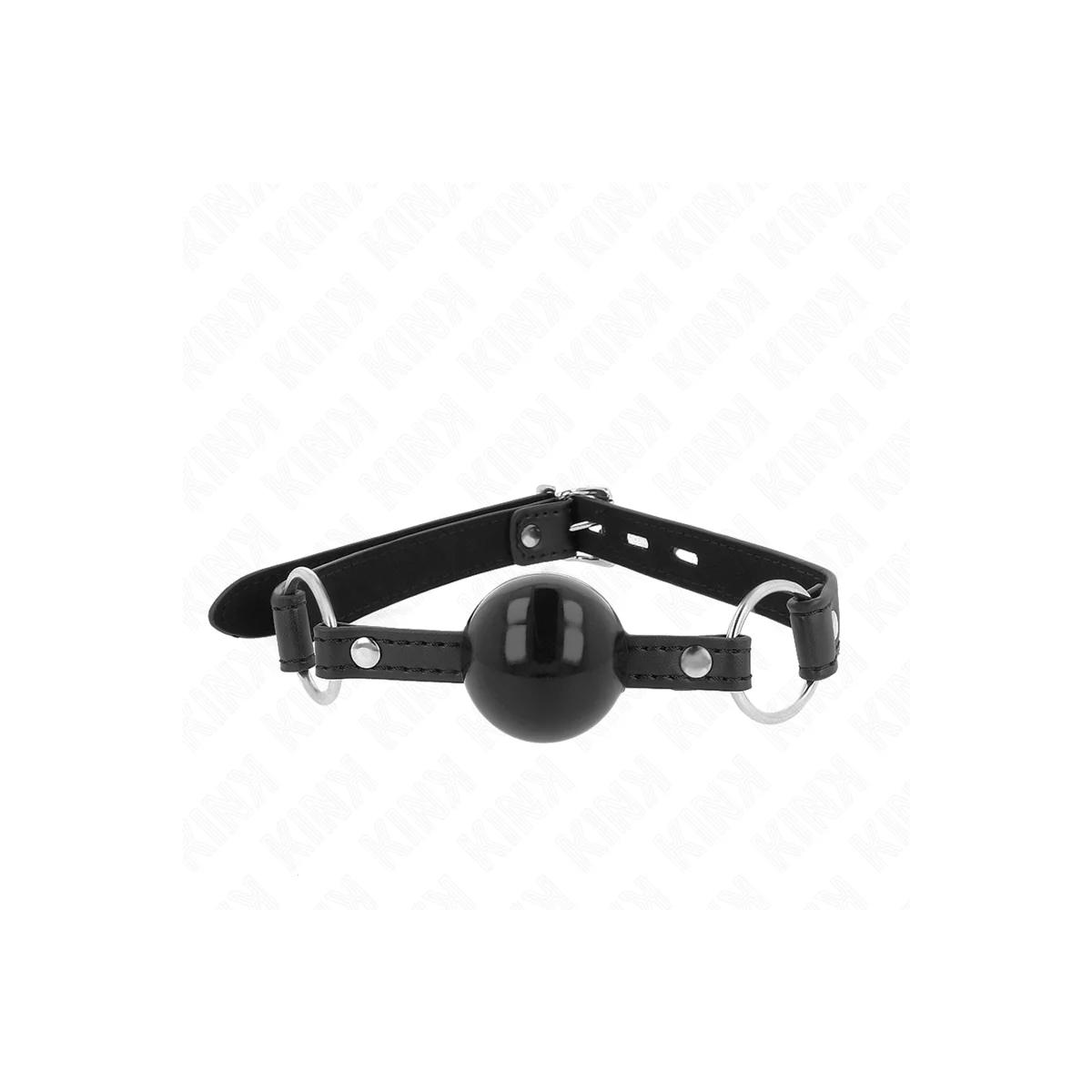 Tpe Ball 4 cm Knebel mit Schwarzem Schloss 60 X 2 cm von Kink Collar & Gag kaufen | Fesselliebe