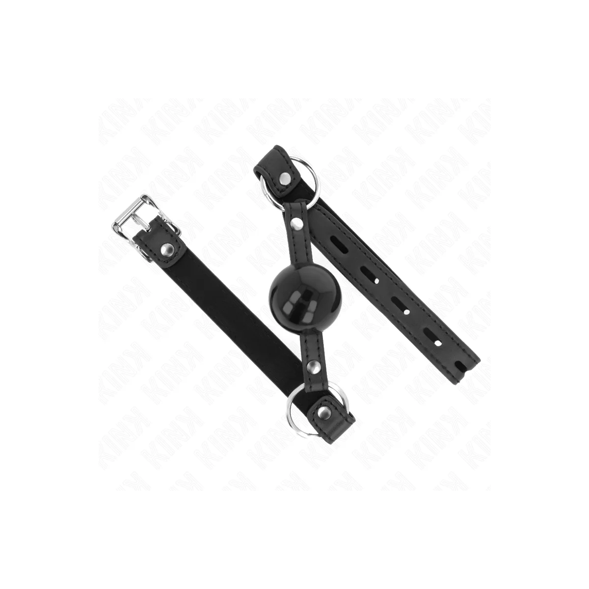 Tpe Ball 4 cm Knebel mit Schwarzem Schloss 60 X 2 cm von Kink Collar & Gag kaufen | Fesselliebe