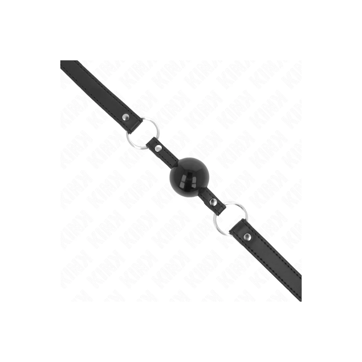 Tpe Ball 4 cm Knebel mit Schwarzem Schloss 60 X 2 cm von Kink Collar & Gag kaufen | Fesselliebe